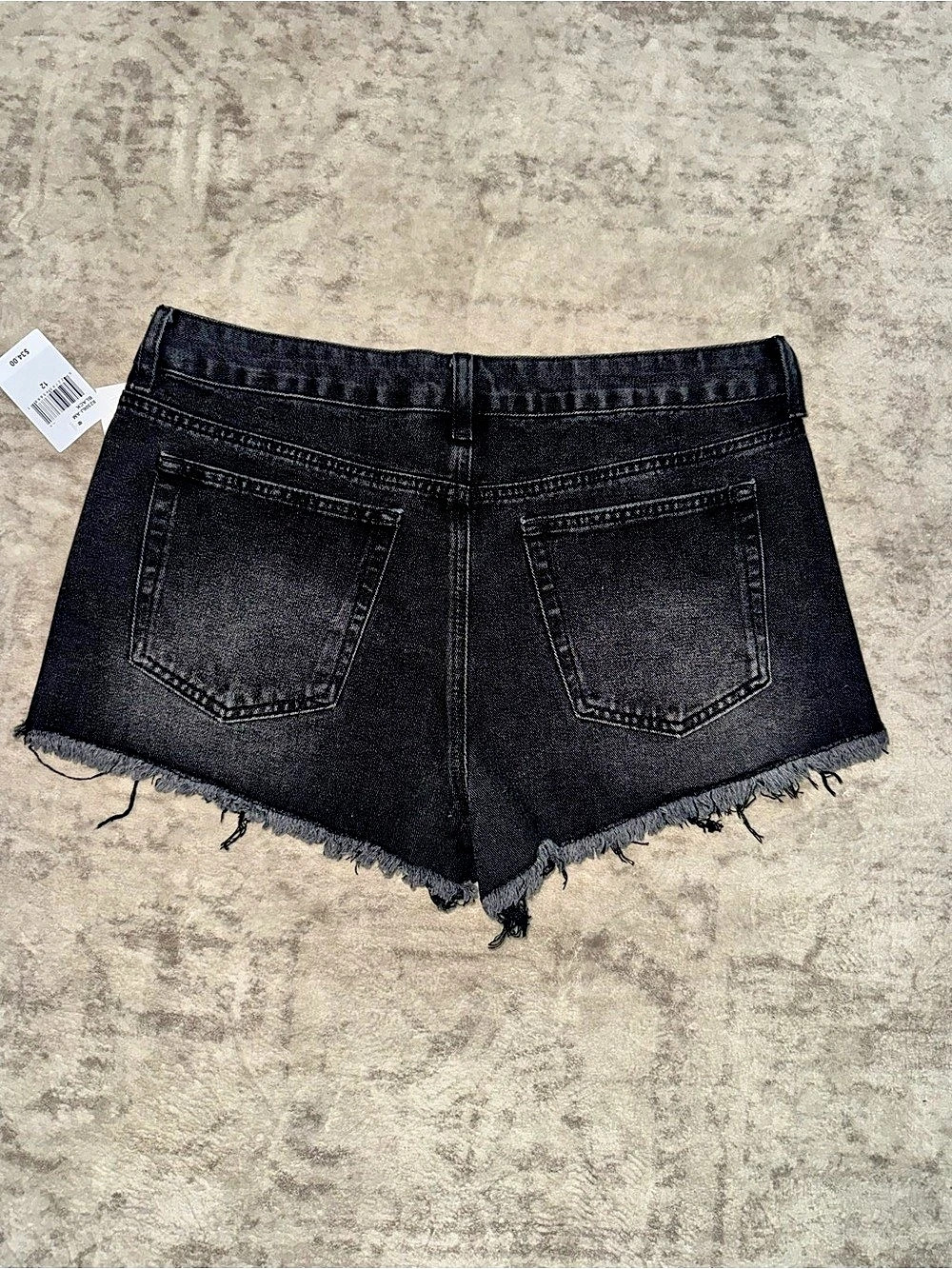 Forever 21 Star Studded Denim Shorts Black - Picture 3 of 3